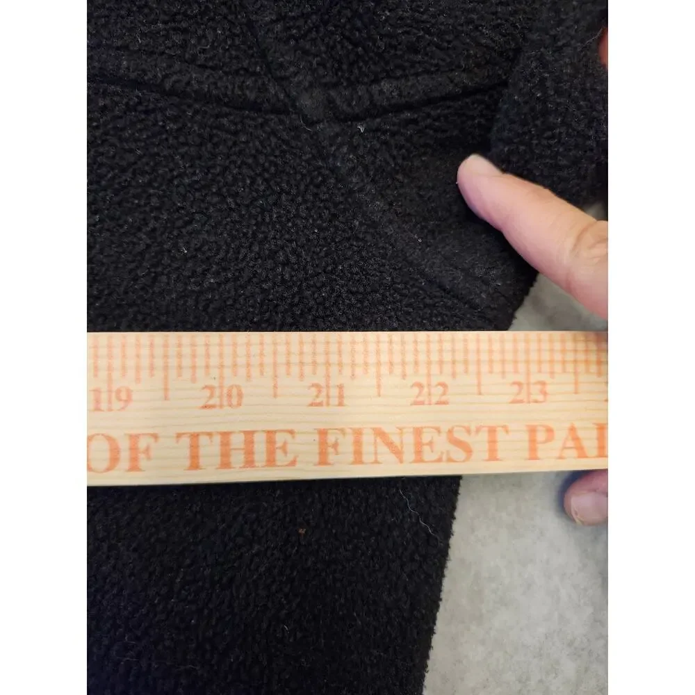 The North Face Fleece Jacket Men's XL Black Full Zip‎ Outdoor Hiking Pockets